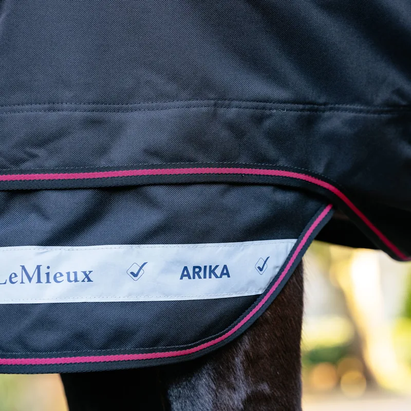 LeMieux Arika Storm-Tek Detachable Neck 50g Turnout Rug - Black-5