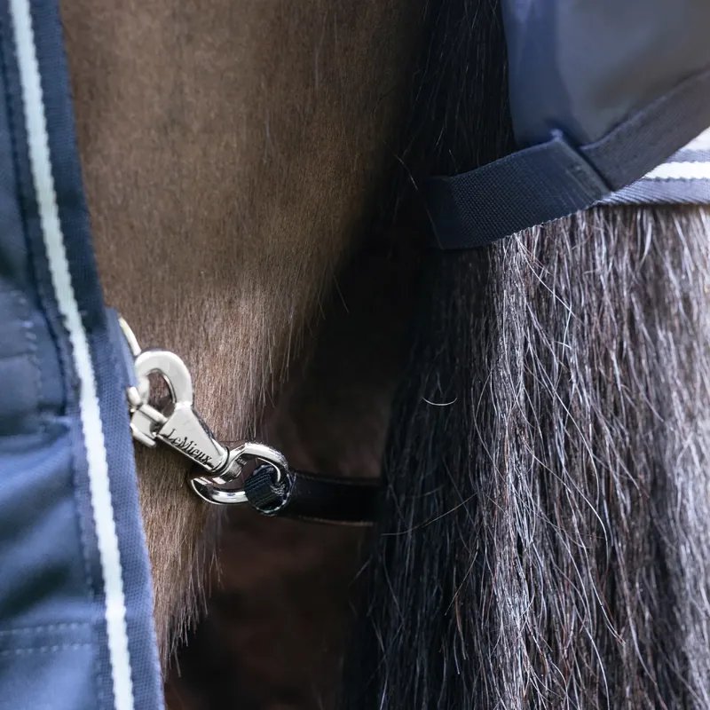 LeMieux Arika Storm-Tek Detachable Neck 100g Turnout Rug - Navy-1