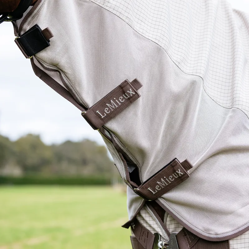 LeMieux Arika Sunstopper Detachable Neck Cooler Sheet - Stone-7