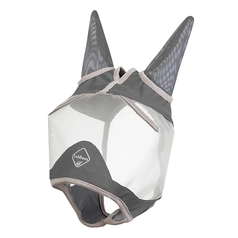 LeMieux ArmourShield Pro Half Fly Mask - Grey-1