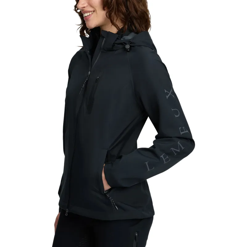 LeMieux Athena Womens Waterproof Lightweight Jacket - Black-3