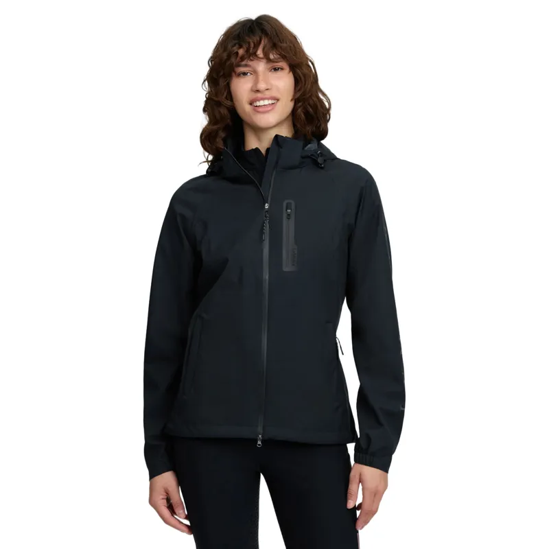 LeMieux Athena Womens Waterproof Lightweight Jacket - Black