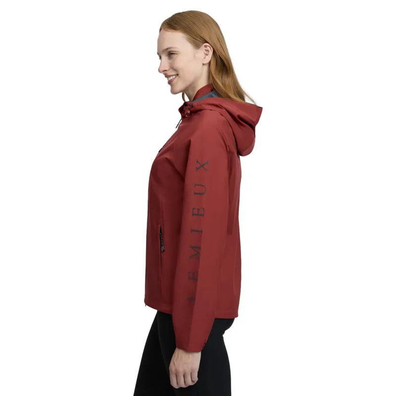 LeMieux Athena Womens Waterproof Lightweight Jacket - Russet-7