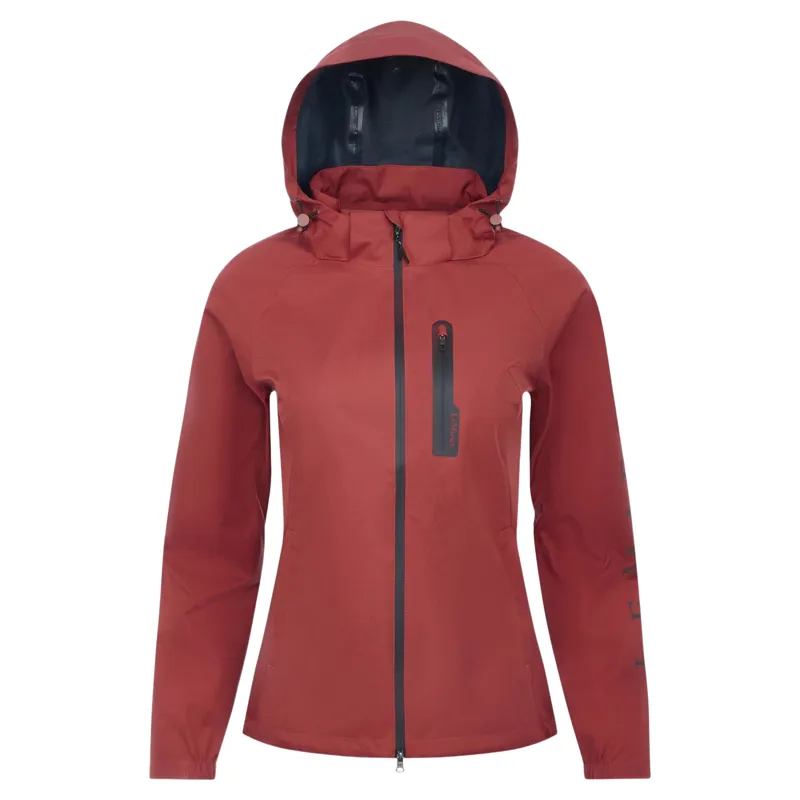 LeMieux Athena Womens Waterproof Lightweight Jacket - Russet-2