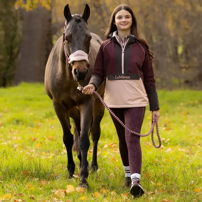 LeMieux Young Rider Bailey Waterproof Anorak - Bramble-6