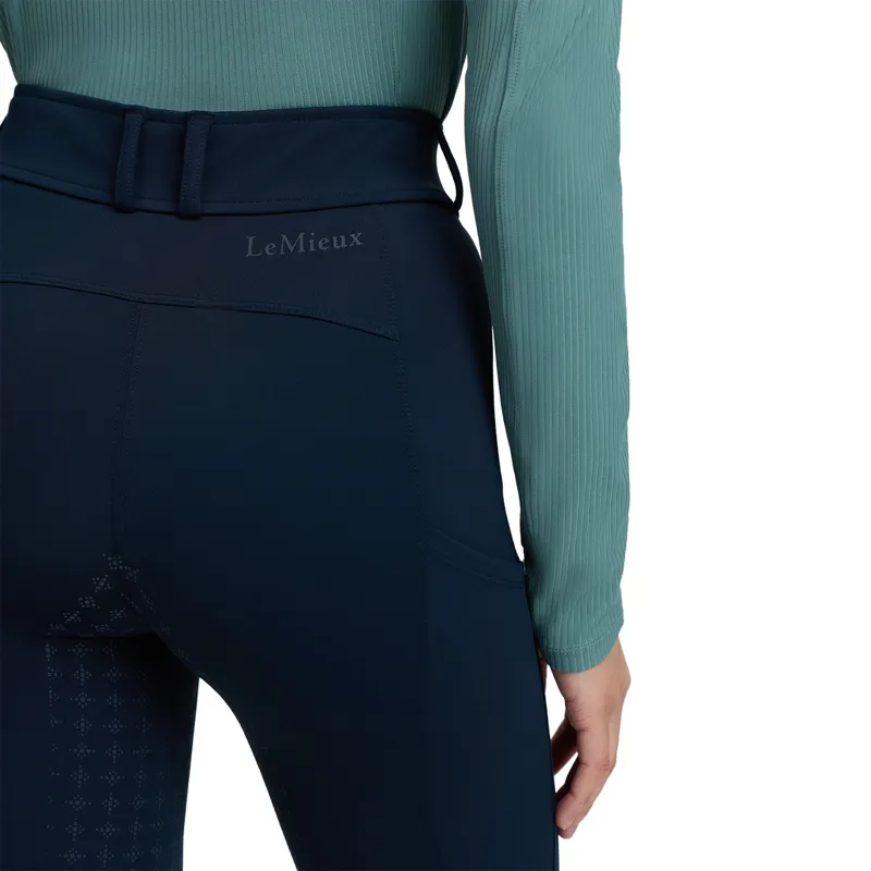 LeMieux Becca Half Seat Womens Breeches - Navy-5