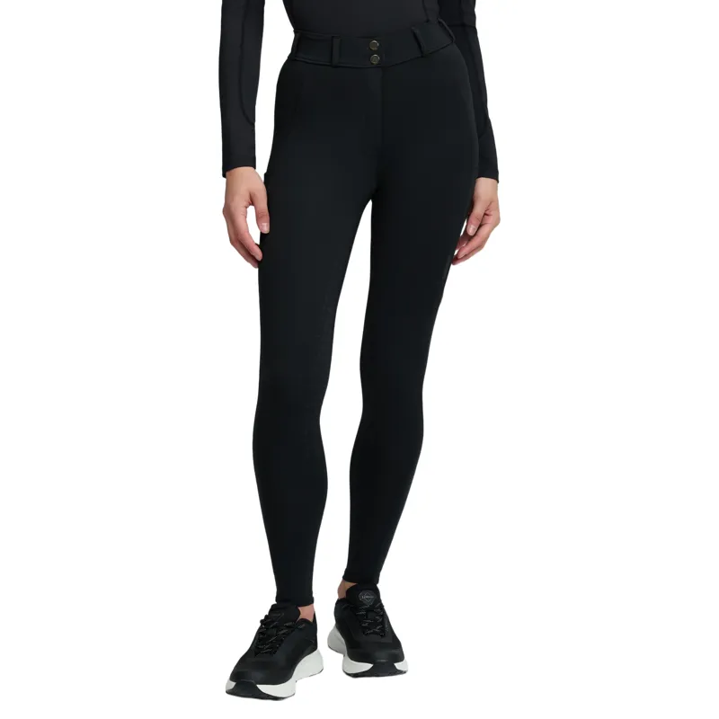 LeMieux Becca Half Seat Womens Breeches - Black