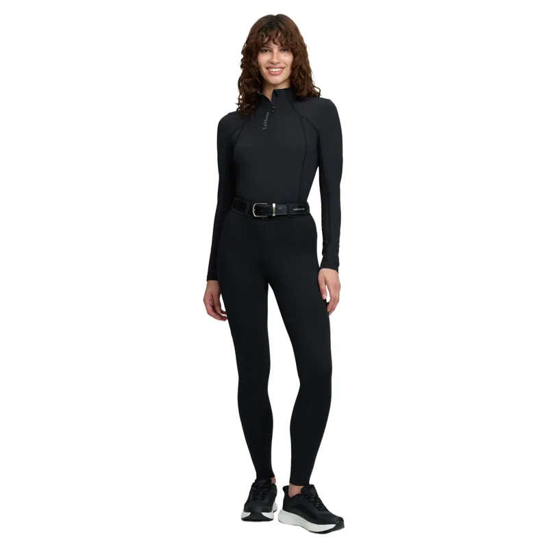 LeMieux Becca Half Seat Womens Breeches - Black-3