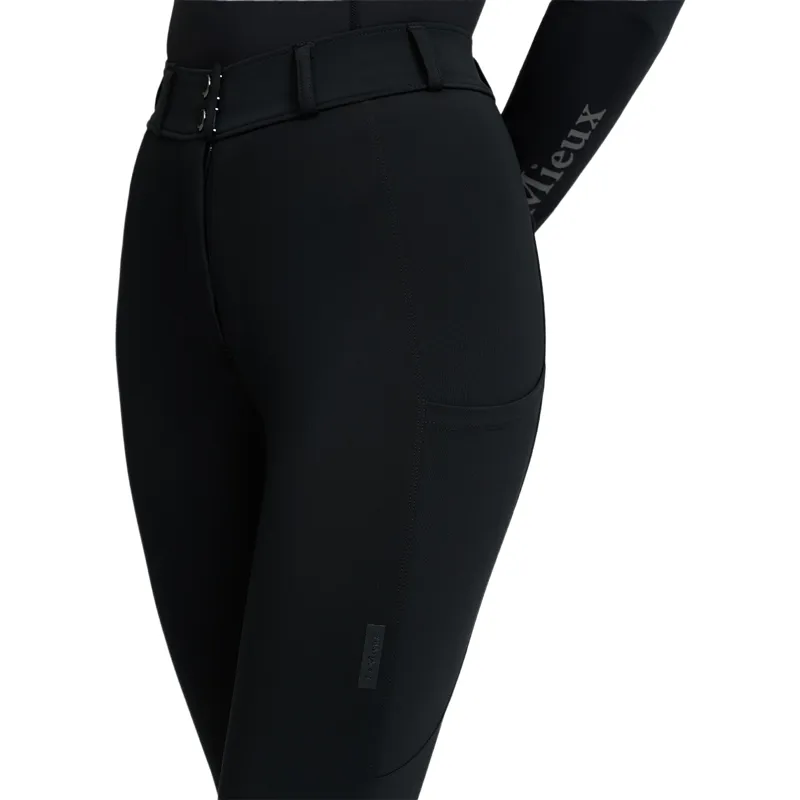 LeMieux Becca Half Seat Womens Breeches - Black-5