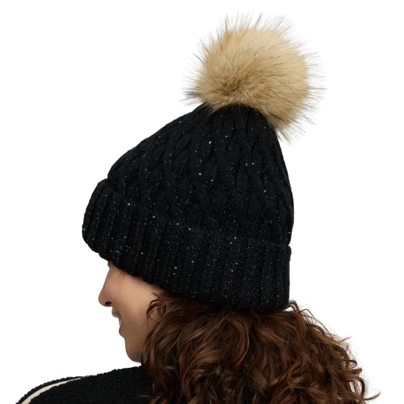 LeMieux Bernie Sequin Beanie - Black-2
