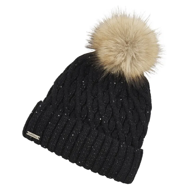 LeMieux Bernie Sequin Beanie - Black