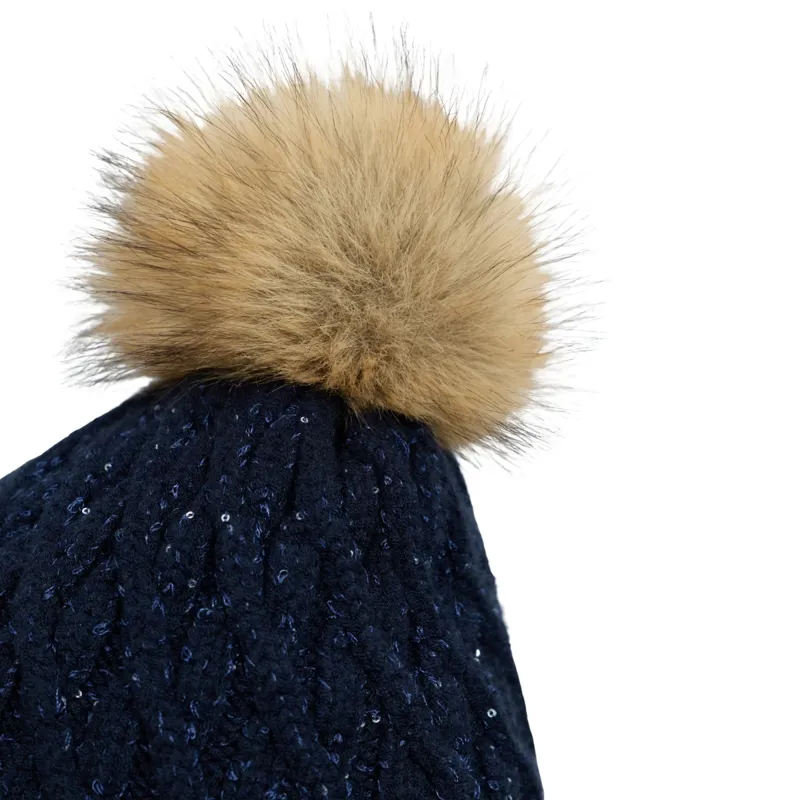 LeMieux Bernie Sequin Beanie - Navy-3