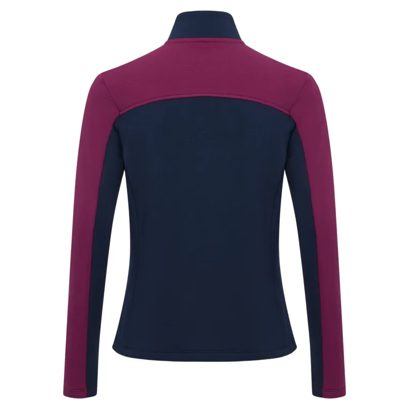 LeMieux Young Rider Bethany Junior Girls Zip-Through Fleece - Blackberry-4