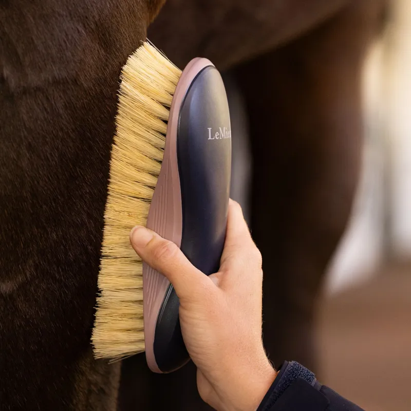 LeMieux Body Brush - Navy-1