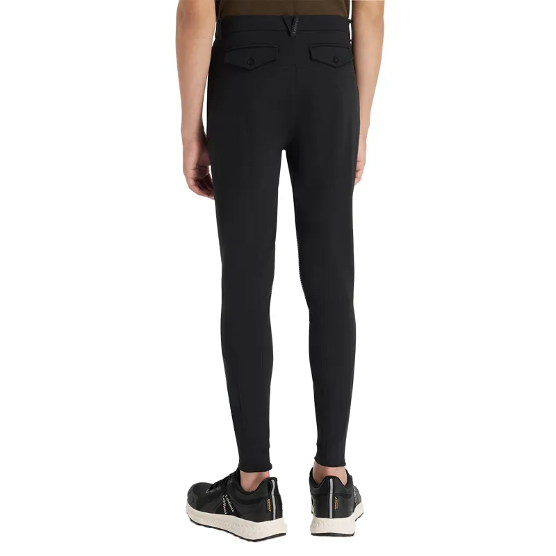 LeMieux Young Rider Boys Knee Grip Sport Breeches - Black-1