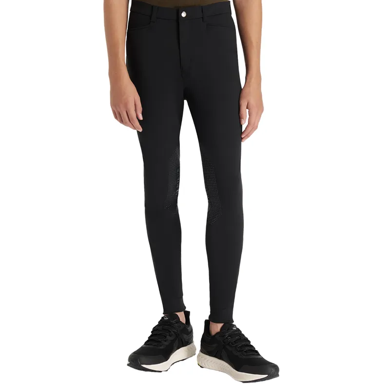 LeMieux Young Rider Boys Knee Grip Sport Breeches - Black