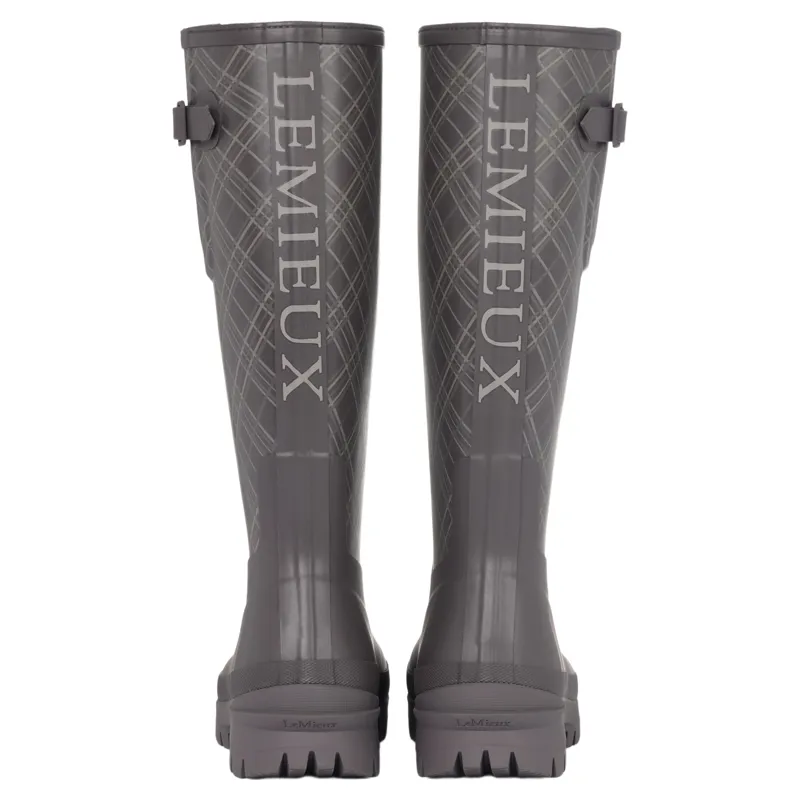 LeMieux Heritage Bramshaw Womens Neoprene Lined Wellies - Cocoa-3