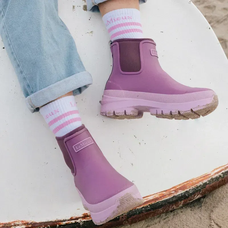 LeMieux Bramshaw Womens Chelsea Short Wellies - Mallow-1
