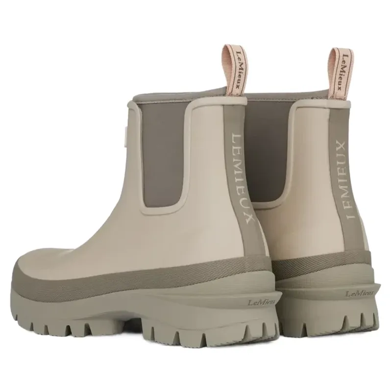 LeMieux Bramshaw Womens Chelsea Short Wellies - Stone-1
