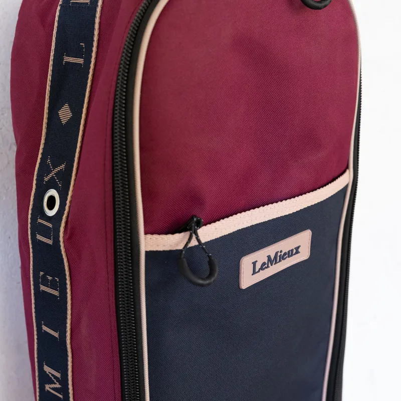 LeMieux Anatomical Bridle Bag - Blackberry-2