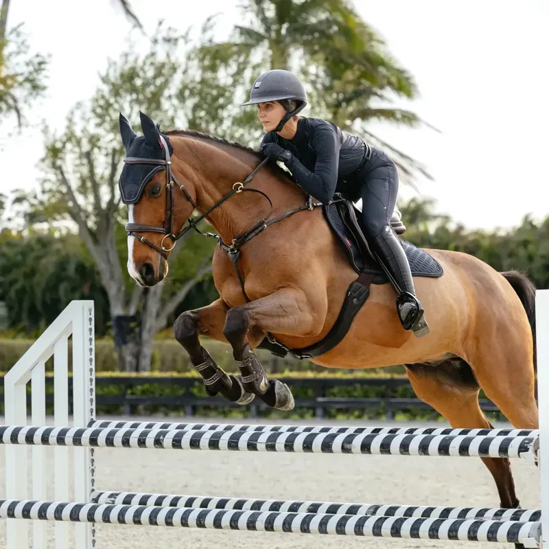 LeMieux Brilliance Close Contact Saddlecloth - Navy-4