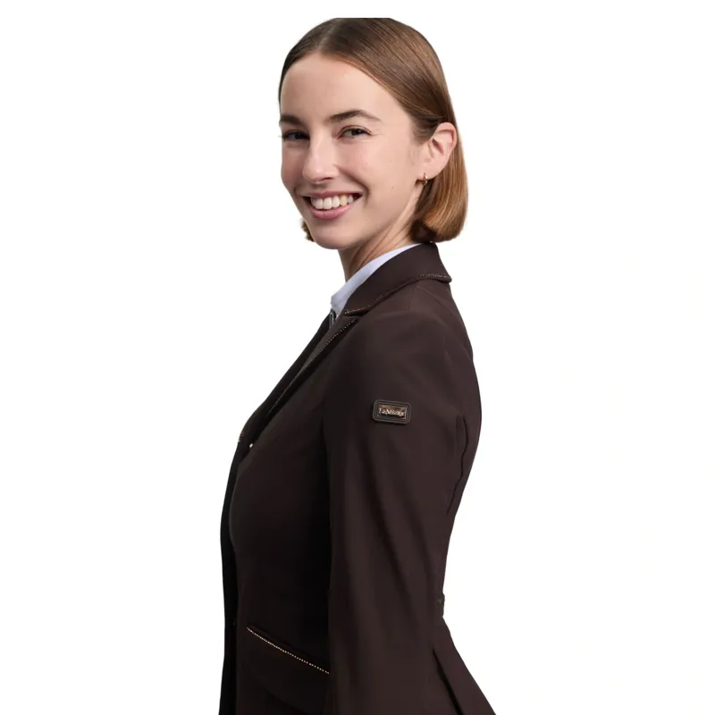 LeMieux Brilliance Diana Womens Show Jacket - Espresso-4
