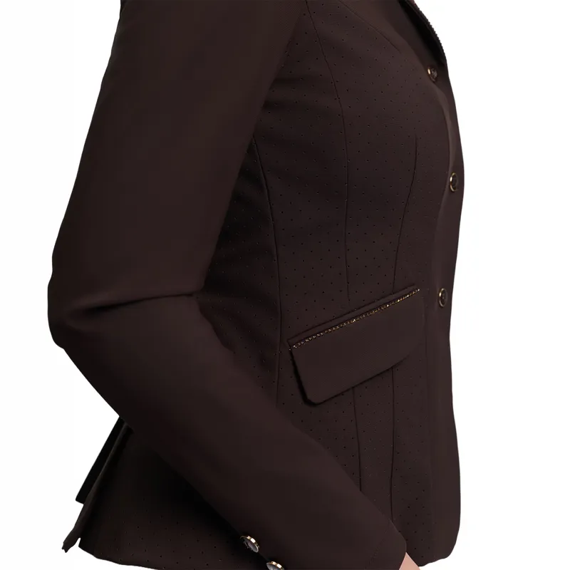 LeMieux Brilliance Diana Womens Show Jacket - Espresso-5
