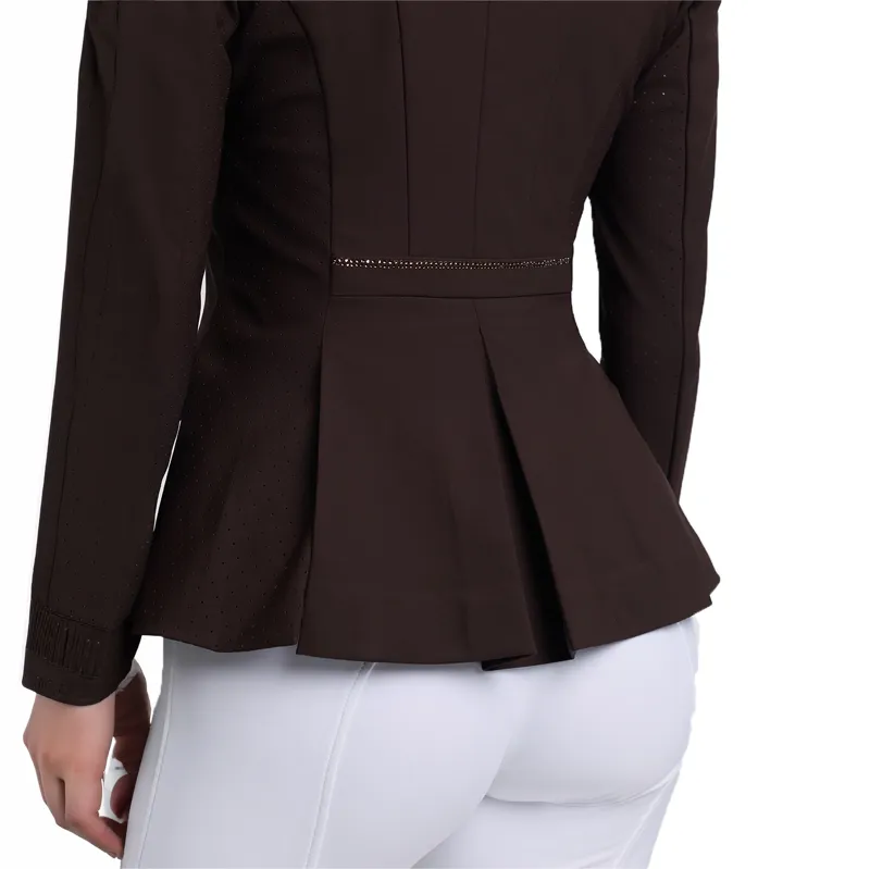 LeMieux Brilliance Diana Womens Show Jacket - Espresso-6