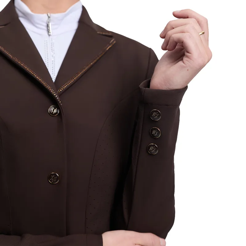 LeMieux Brilliance Diana Womens Show Jacket - Espresso-7