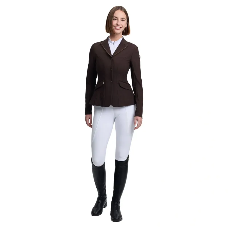 LeMieux Brilliance Diana Womens Show Jacket - Espresso-9