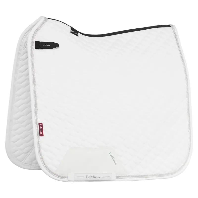 LeMieux Brilliance Dressage Saddlecloth - White
