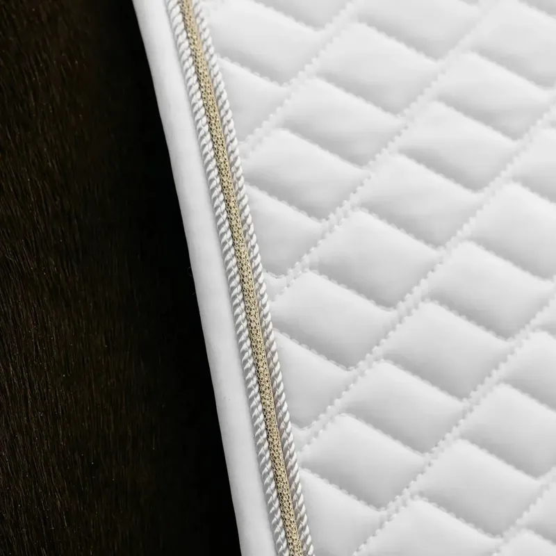 LeMieux Brilliance Dressage Saddlecloth - White-3