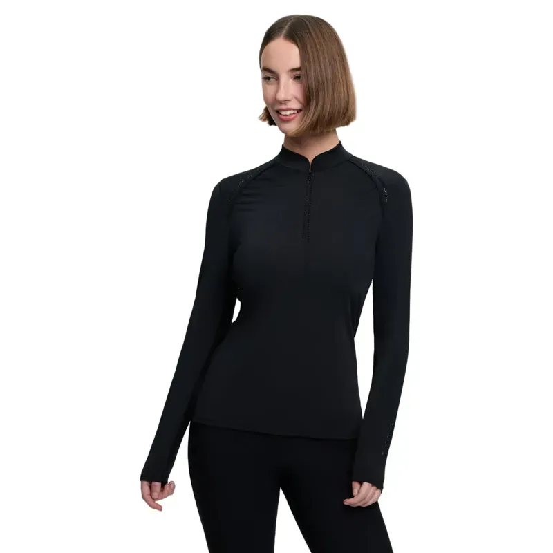 LeMieux Brilliance Heyden Womens Lightweight Base Layer - Black