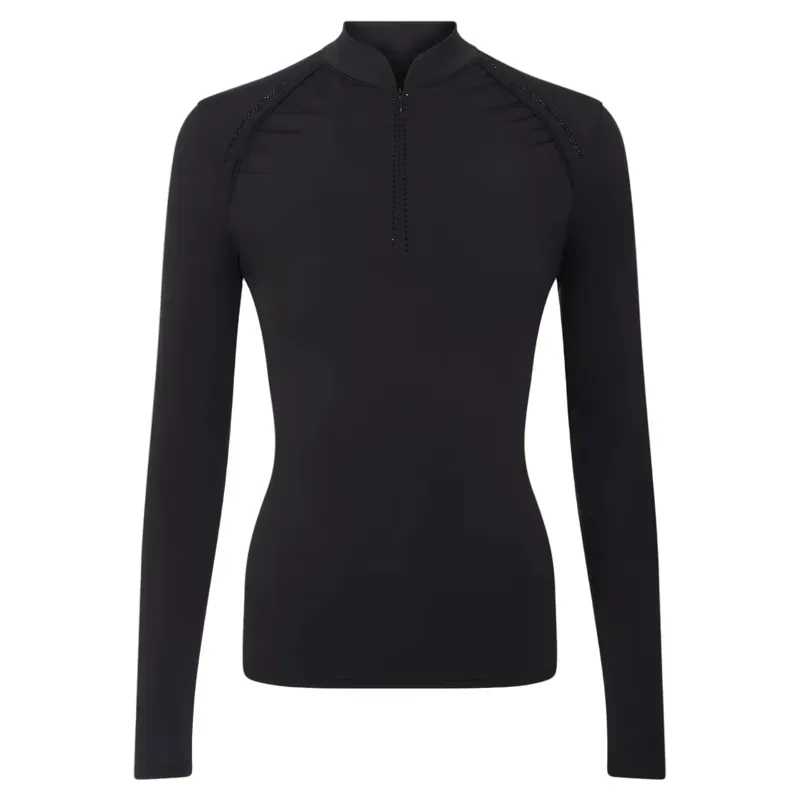 LeMieux Brilliance Heyden Womens Lightweight Base Layer - Black-1