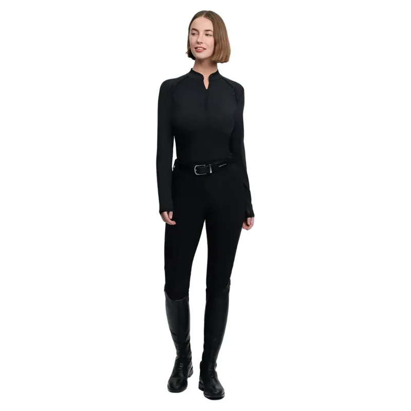 LeMieux Brilliance Heyden Womens Lightweight Base Layer - Black-4