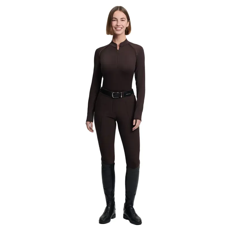 LeMieux Brilliance Heyden Womens Lightweight Base Layer - Espresso-6