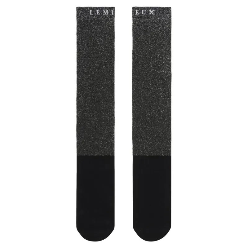LeMieux Brilliance Womens Competition Tall Riding Socks - Black-1