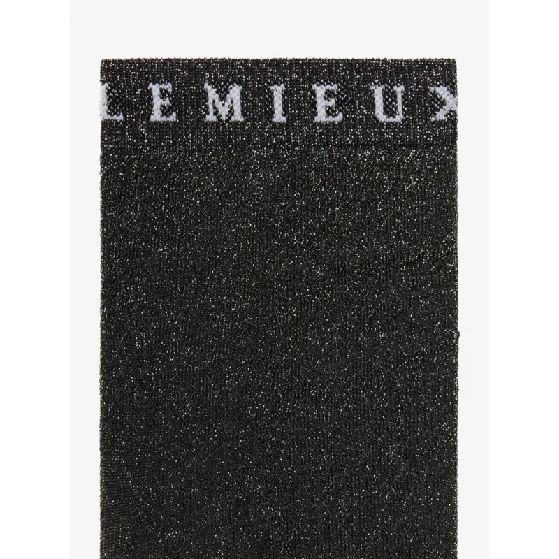 LeMieux Brilliance Womens Competition Tall Riding Socks - Black-2