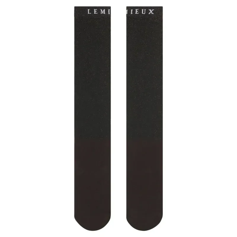 LeMieux Brilliance Womens Competition Tall Riding Socks - Espresso-1