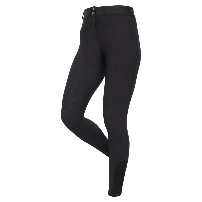 LeMieux Brilliance Full Grip Womens Breeches - Black-1