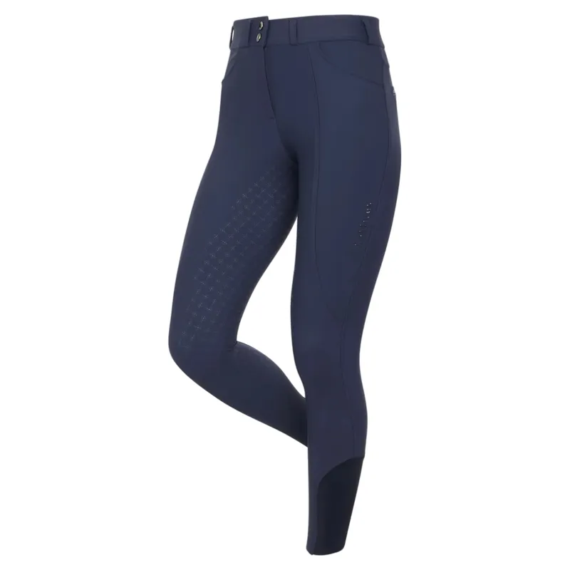 LeMieux Brilliance Full Grip Womens Breeches - Navy-1