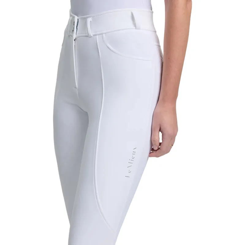 LeMieux Brilliance Womens Full Grip Competition Breeches - White-5