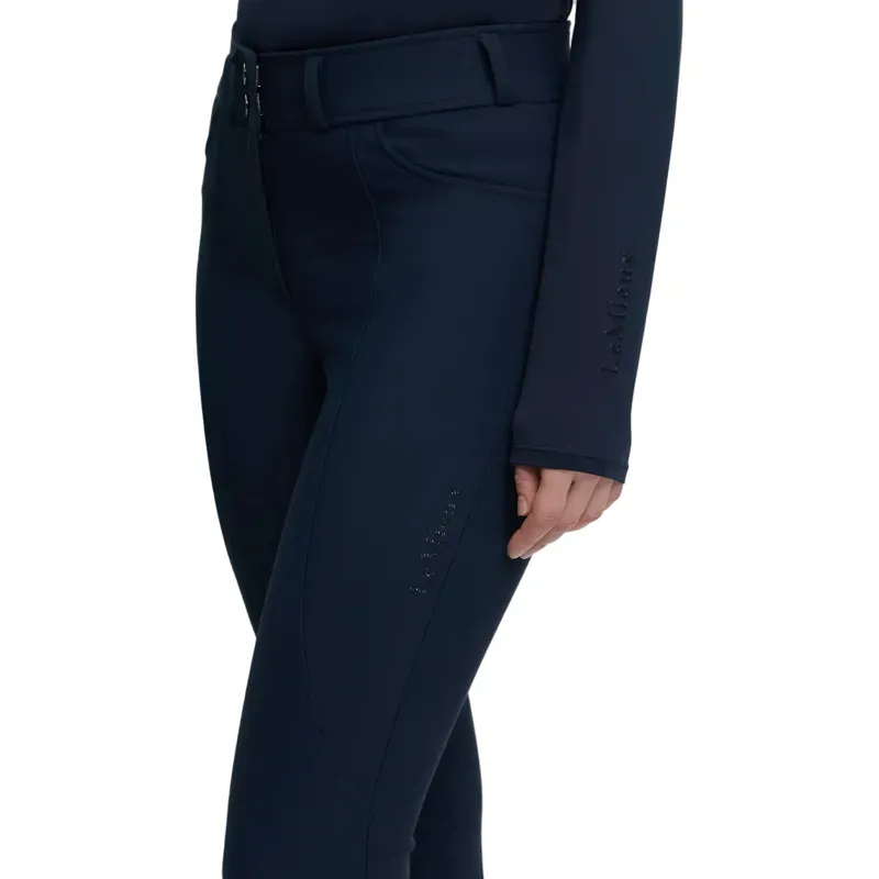 LeMieux Brilliance Womens Knee Grip Breeches - Navy-5