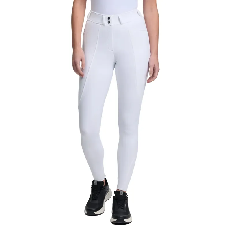 LeMieux Brilliance Womens Knee Grip Breeches - White