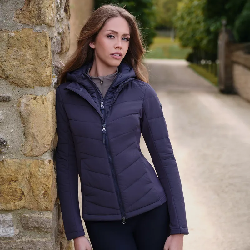 LeMieux Briony Ladies Hybrid Jacket - Dusk Blue-10