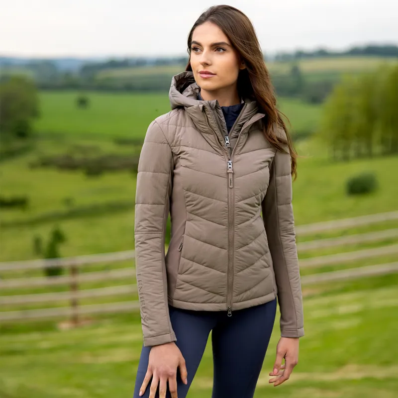 LeMieux Briony Ladies Hybrid Jacket - Pecan-7