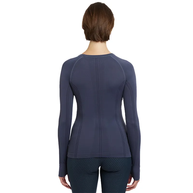 LeMieux Britney Ladies Seamless Long Sleeve Top - Dusk-3