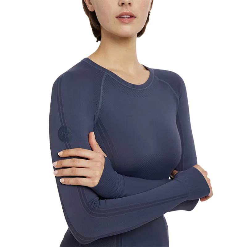LeMieux Britney Ladies Seamless Long Sleeve Top - Dusk-4