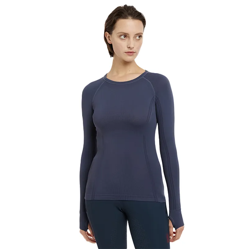 LeMieux Britney Ladies Seamless Long Sleeve Top - Dusk-2