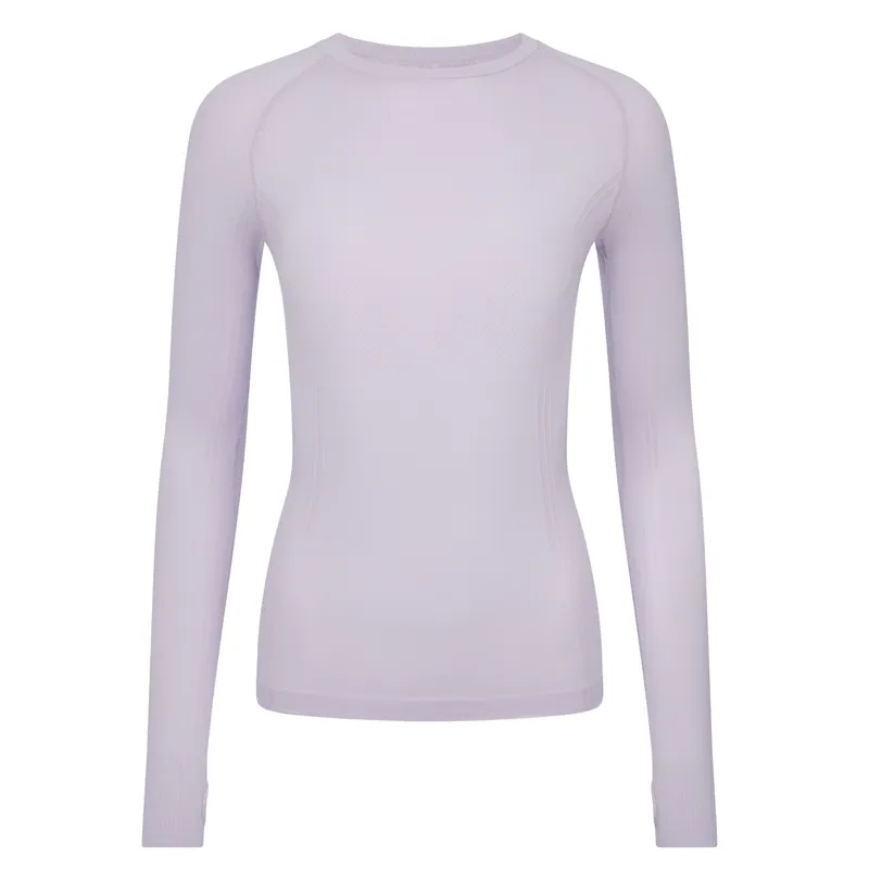 LeMieux Britney Womens Seamless Long Sleeve Top - Lilac-6